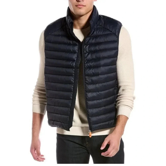NWT Save the Duck Adam Ultra Light Packable Puffer Vest Vegan size XL - Picture 1 of 13